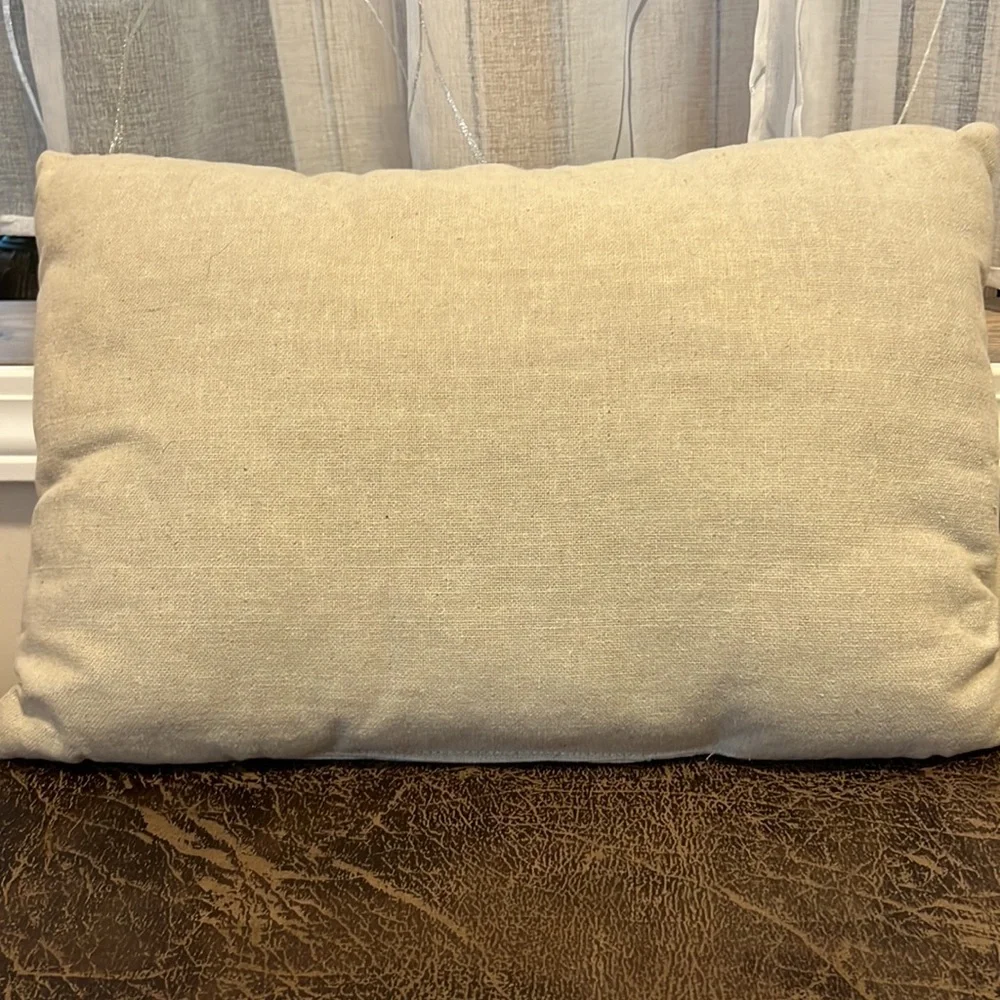 Peace Christmas/Holiday Pillow - 17x11 - Picture 2 of 5